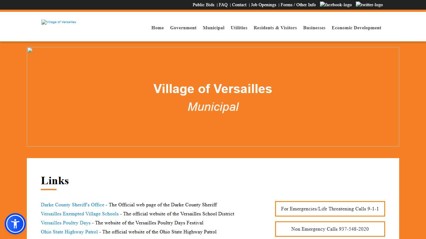 Links Village of Versailles